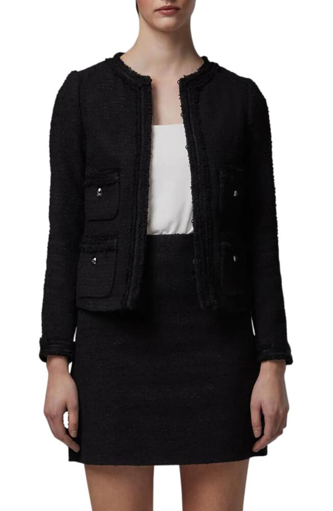 LK Bennett Charlee Tweed Jacket in Black Cover