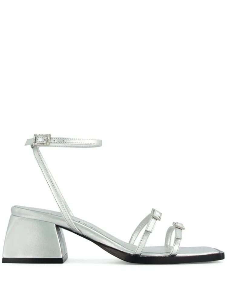 Nodaleto Bulla Laetitia 50mm leather sandals - Silver Cover