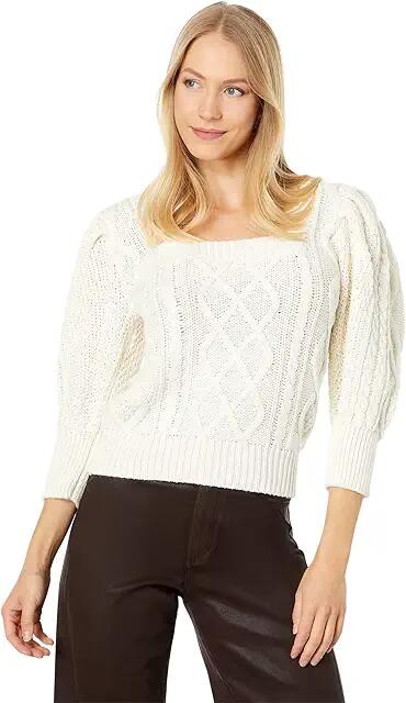 Joe's Jeans The Ara Sweater (Off-White) Women's Clothing Cover