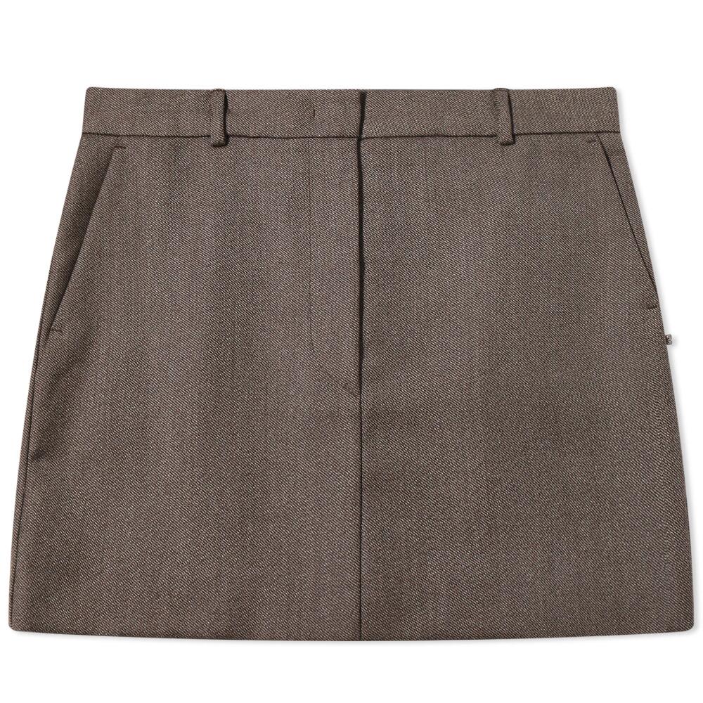 Sportmax Women's Luciana Mini Skirt in Dark Brown Cover