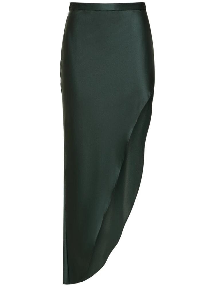 FLEUR DU MAL High Slit Stretch Midi Skirt Cover