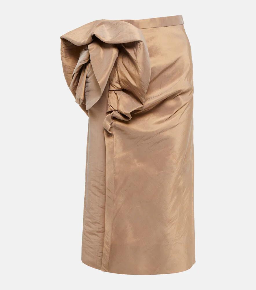 Maison Margiela Draped midi skirt Cover