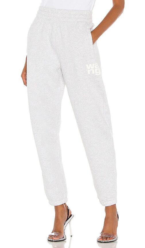 Alexander Wang Foundation Terry Classic Sweatpant in Light Grey Cover