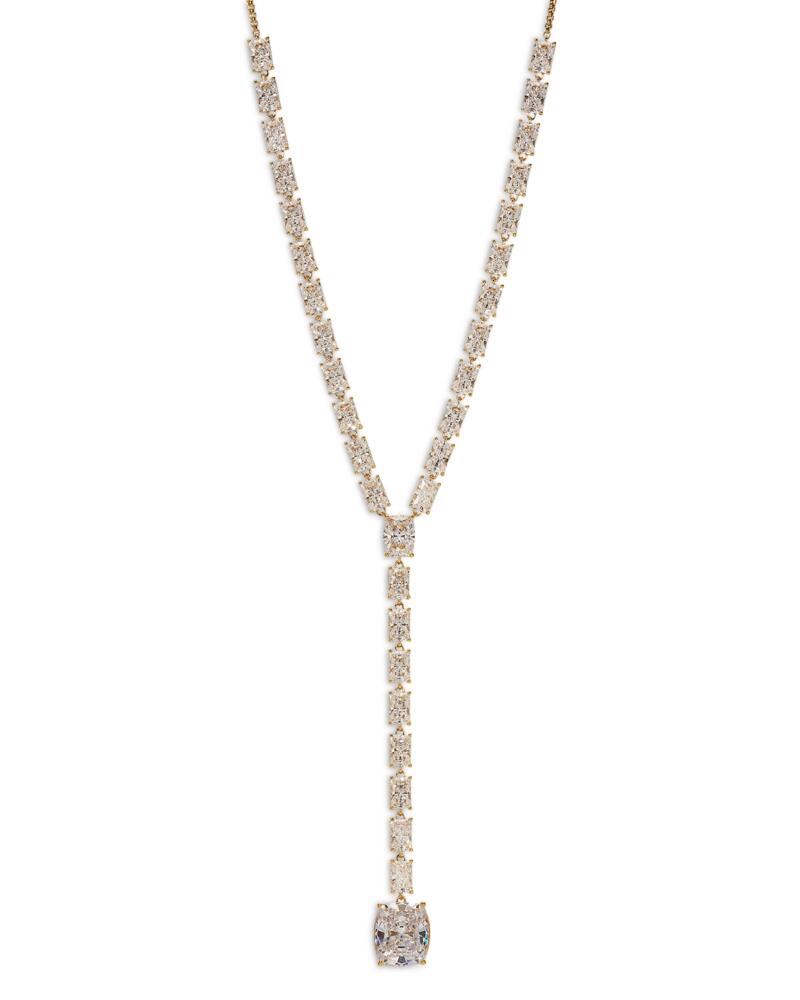 Nadri Cubic Zirconia Lariat Necklace in 18K Gold Plated, 16-18 Cover