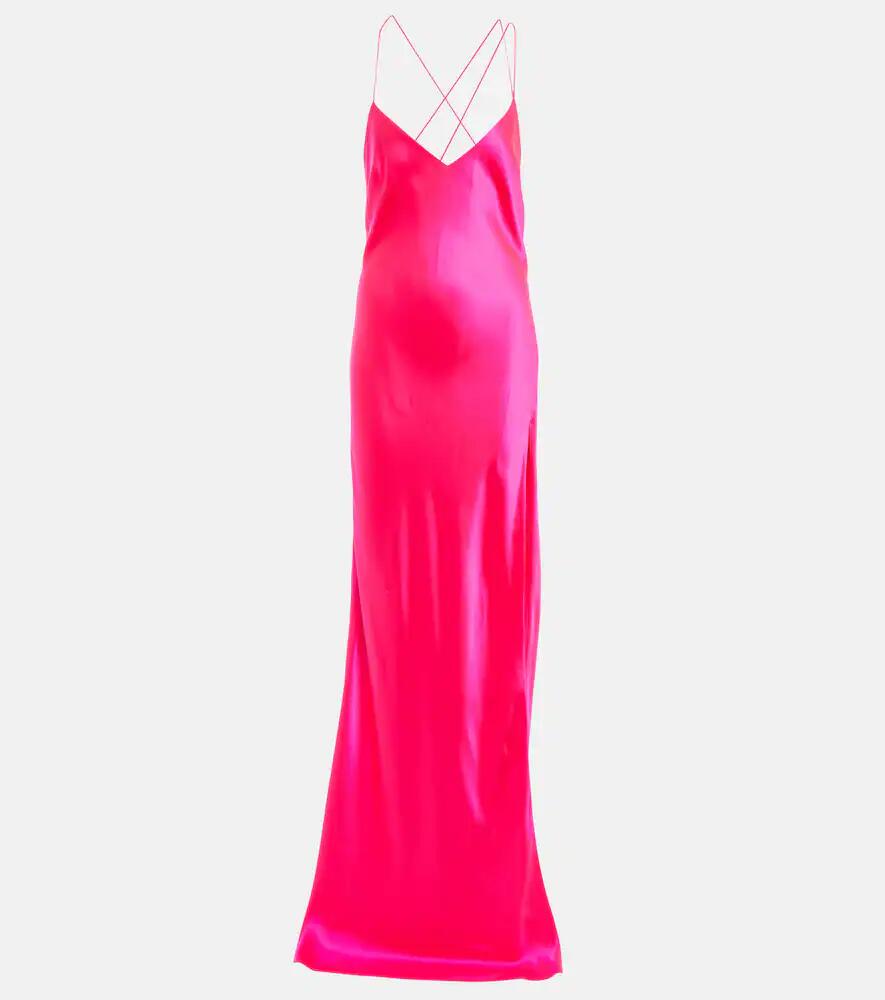 The Sei Silk satin gown Cover