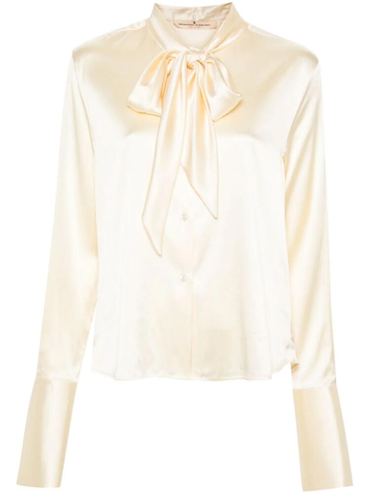 Ermanno Scervino satin shirt - Neutrals Cover