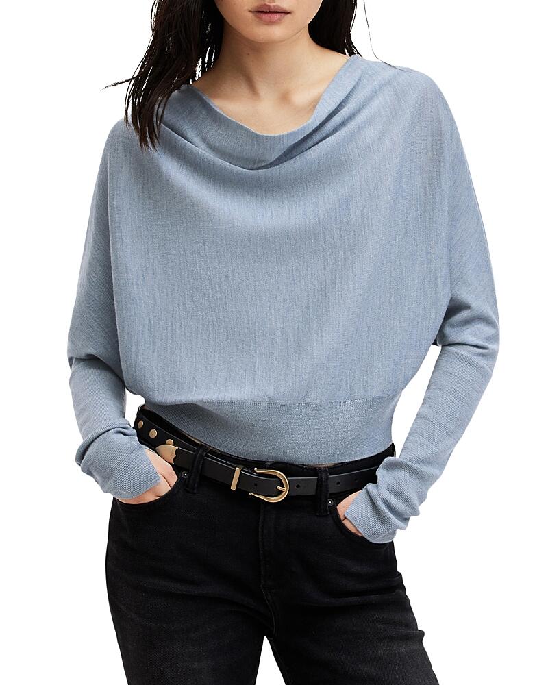 Allsaints Ridley Cowl Neck Cropped Sweater Cover