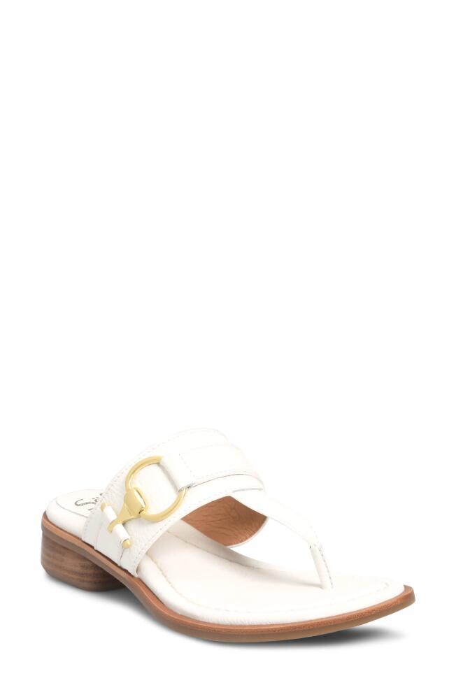 Söfft Fernanda Sandal in White Cover