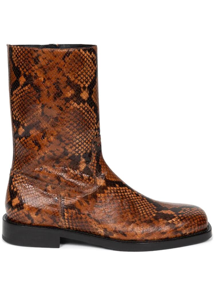 DRIES VAN NOTEN Ankle boots - Brown Cover