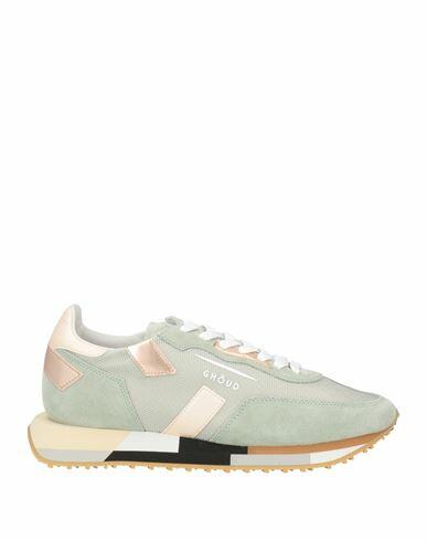 Ghōud Venice Woman Sneakers Light green Leather, Textile fibers Cover