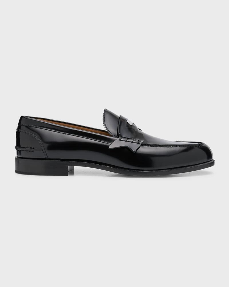 Christian Louboutin Men's Patent Leather Penny Loafers Cover