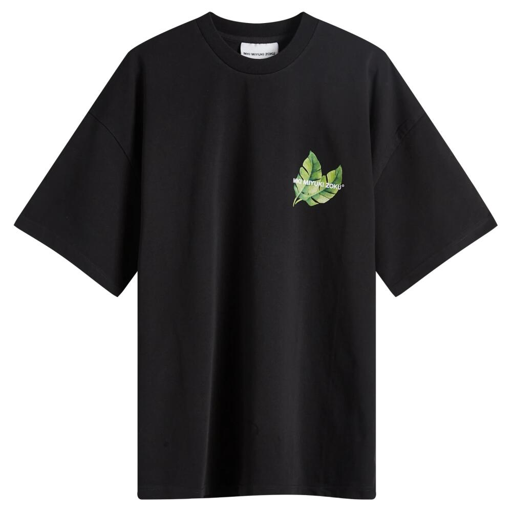 MKI Men's Leaf T-Shirt in Black Cover