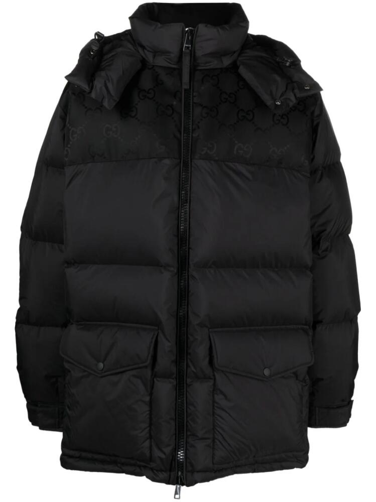 Gucci GG Supreme puffer jacket - Black Cover