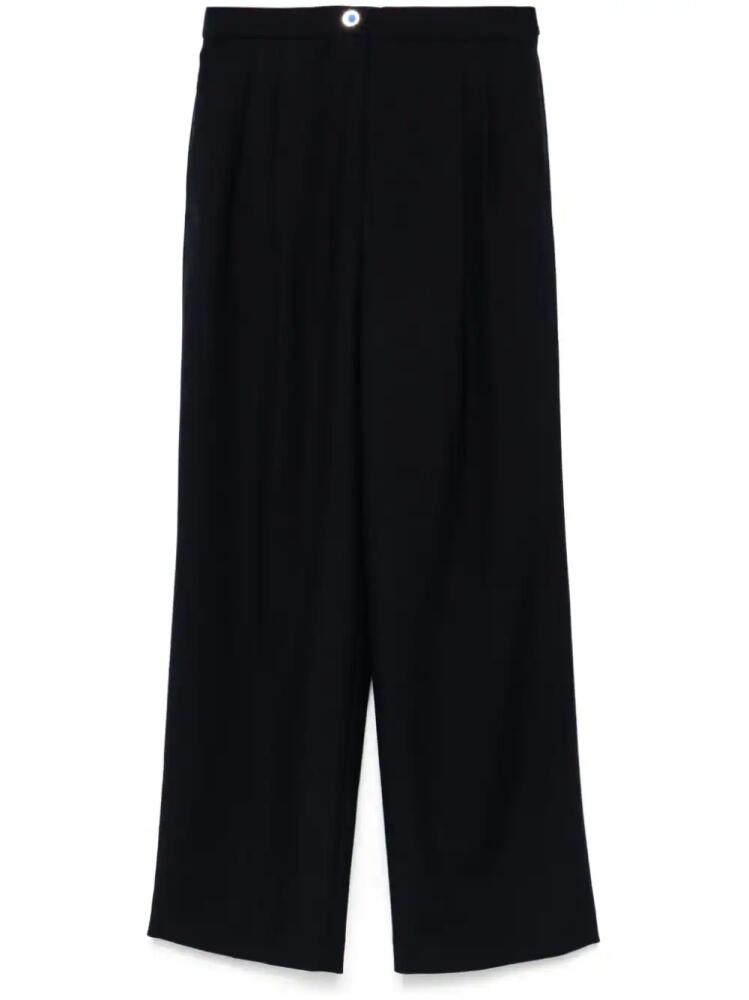 AMI Paris pleated trousers - Blue Cover