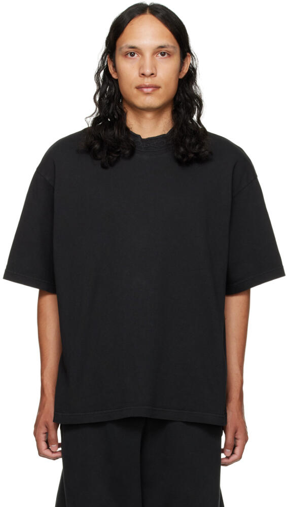 Acne Studios Black Embossed T-Shirt Cover