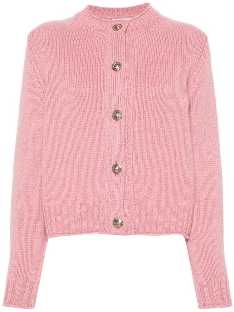 Barrie long-sleeve cashmere cardigan - Pink Cover