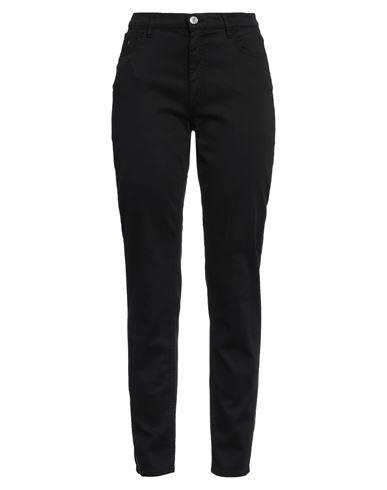 Trussardi Woman Pants Black Cotton, Lyocell, Elastane Cover