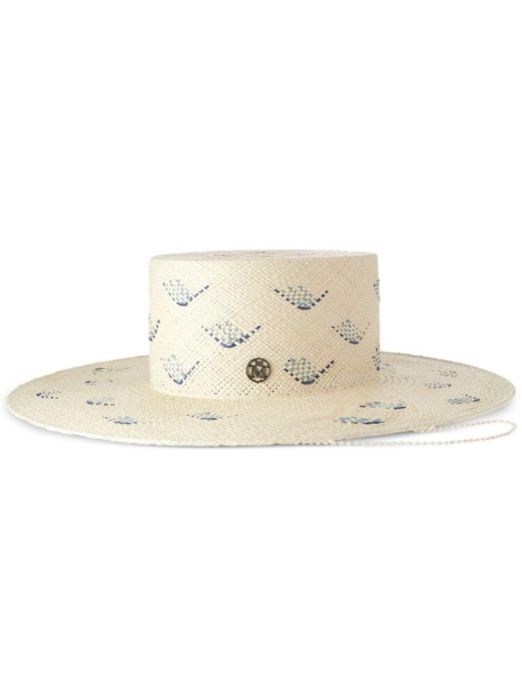 Maison Michel Lana straw hat - Neutrals Cover