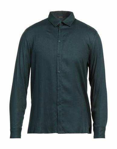 Imperial Man Shirt Emerald green Viscose Cover