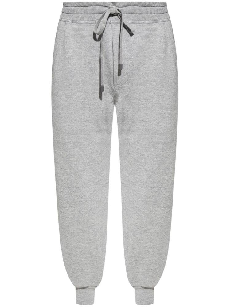 TOM FORD logo-patch track pants - Grey Cover