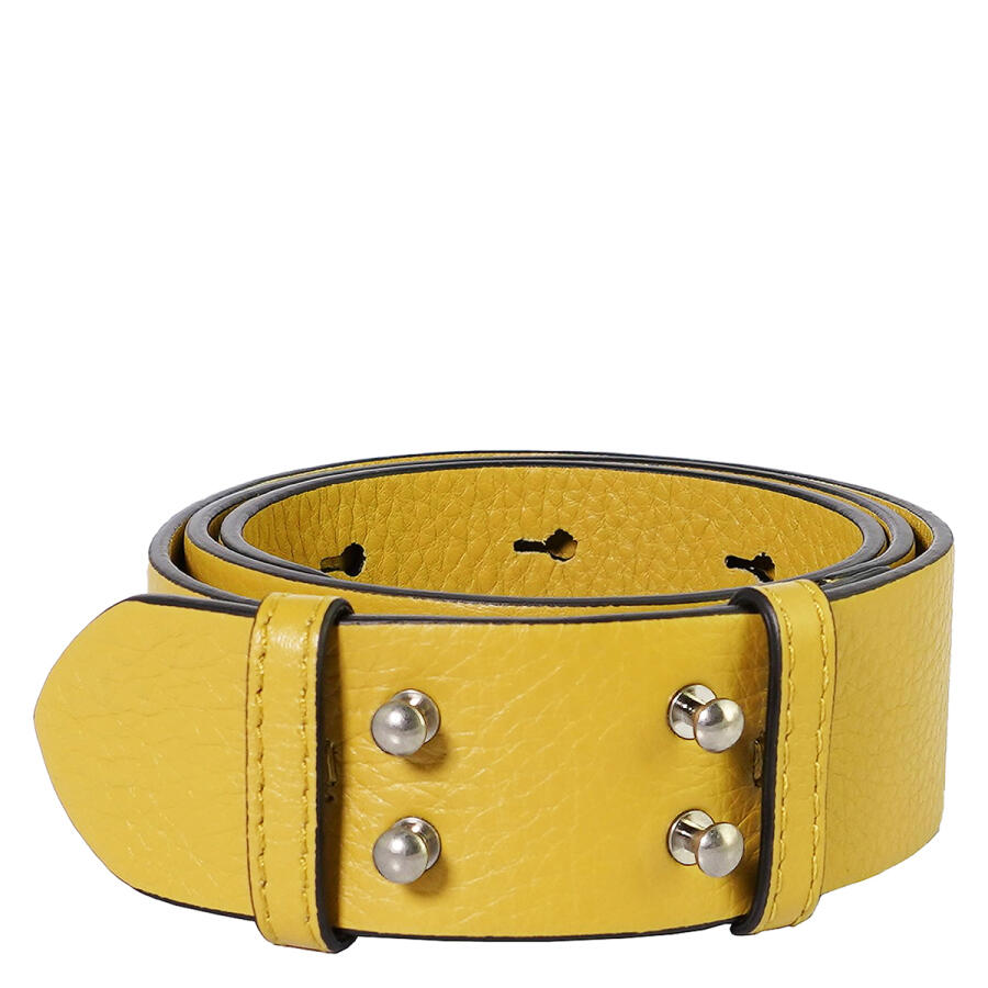 Burberry The Small Ladies Belt Bag Grainy Leather Belt- Cornflower Yellow Cover