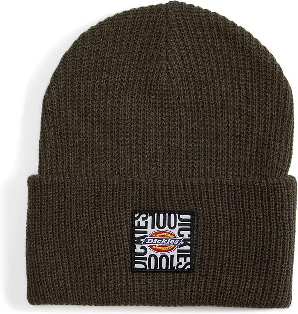 Dickies 100th Anniversary Beanie Hat (Moss Green) Caps Cover