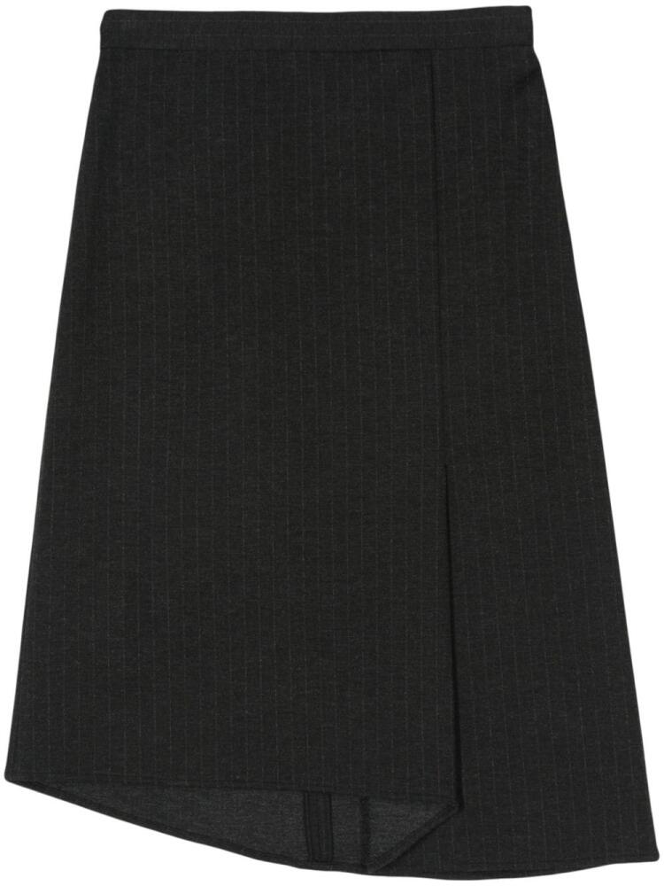 ASPESI pinstripe-pattern skirt - Grey Cover