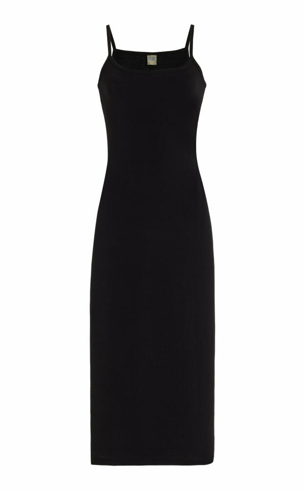 Flore Flore - Bibi Cotton Midi Dress - Black Cover