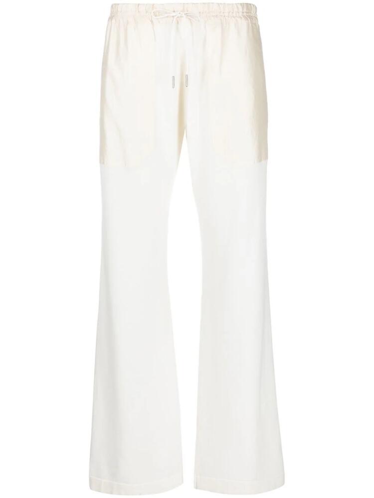 Fabiana Filippi drawstring straight trousers - White Cover