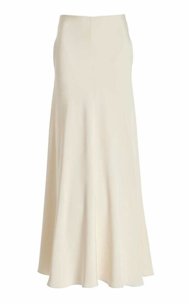 Brandon Maxwell - The Millie Silk-Crepe Maxi Skirt - Ivory Cover