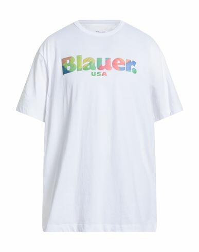 Blauer Man T-shirt White Cotton Cover