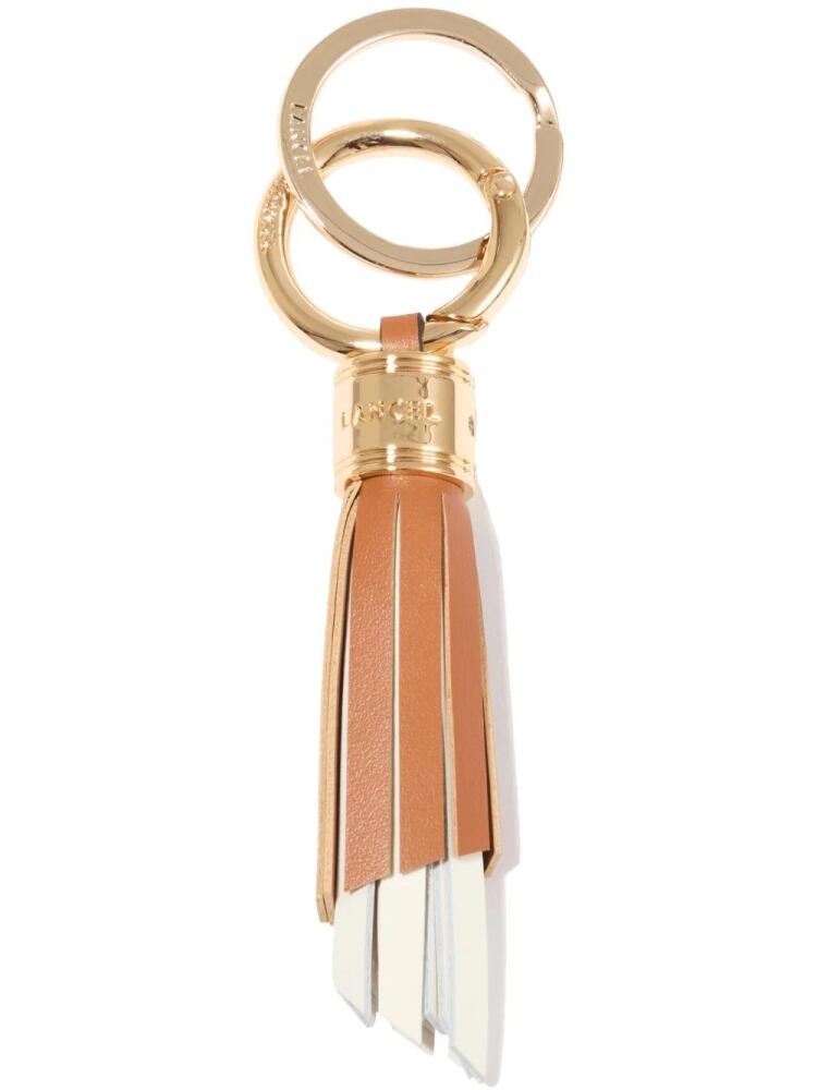 Lancel medium Tassel leather keyring - Neutrals Cover