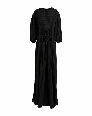 Ermanno Scervino Woman Maxi dress Black Silk Cover