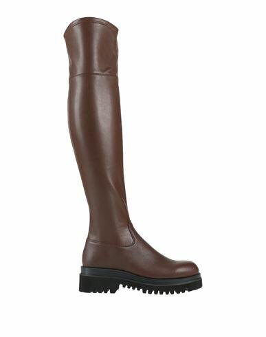 Lola Cruz Woman Boot Brown Soft Leather Cover