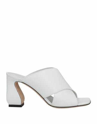 Si Rossi By Sergio Rossi Woman Sandals White Soft Leather Cover