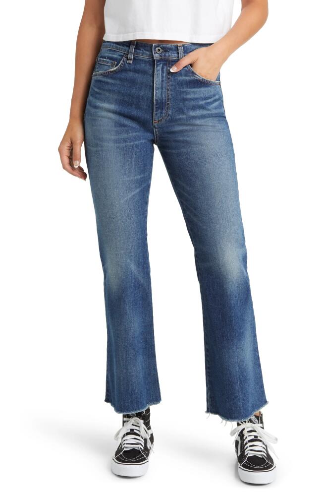 ASKK NY Geek Raw Hem Ankle Flare Jeans in Auburn Cover