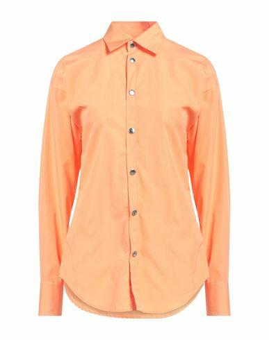 Dsquared2 Woman Shirt Orange Cotton Cover