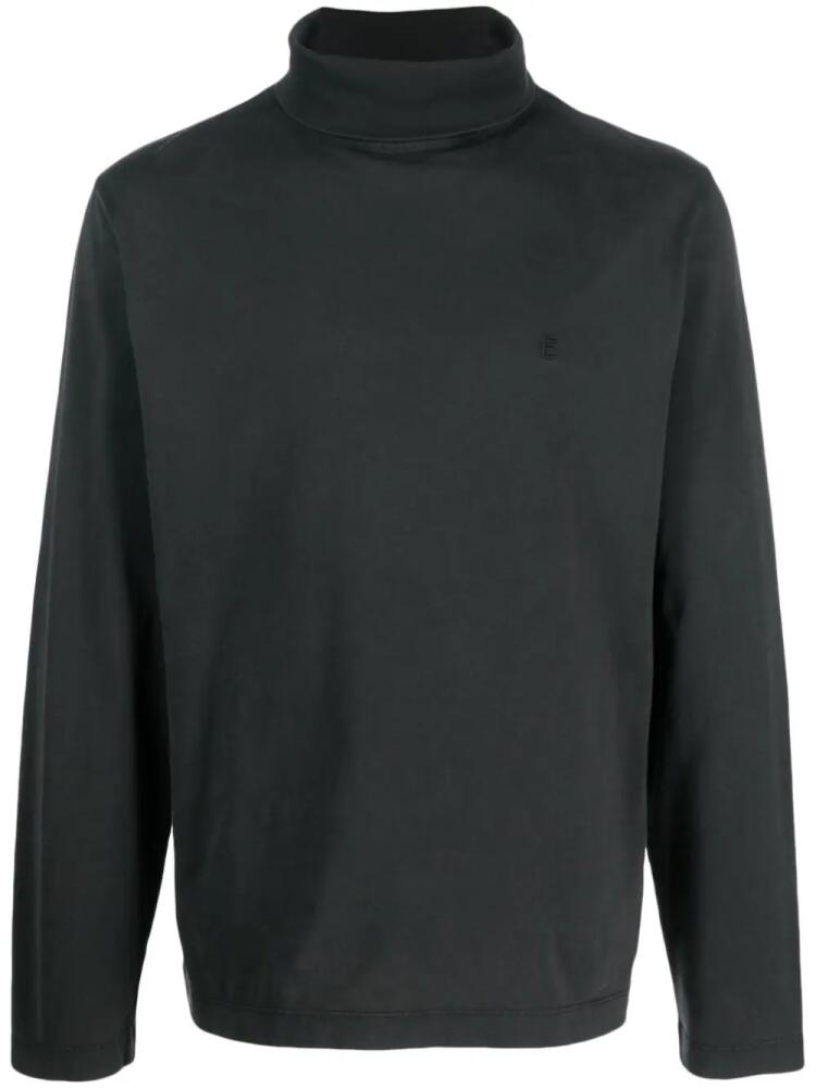 Etudes roll-neck cotton jumper - Black Cover