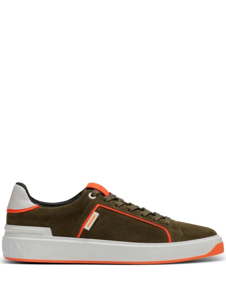 Balmain B-Court low-top sneakers - Green Cover