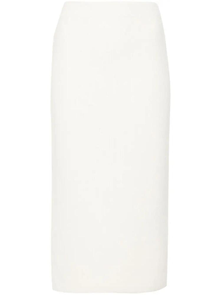 Fabiana Filippi ribbed-knit skirt - Neutrals Cover