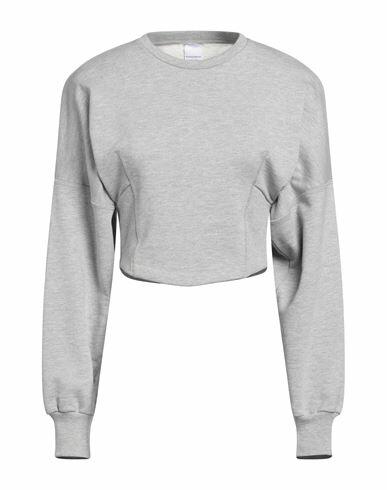 Pinko Woman Sweatshirt Light grey Cotton, Polyester, Elastane Cover