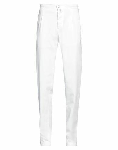 Kiton Man Pants White Lyocell, Elastane Cover