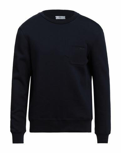 Pmds Premium Mood Denim Superior Man Sweatshirt Midnight blue Cotton, Polyester Cover