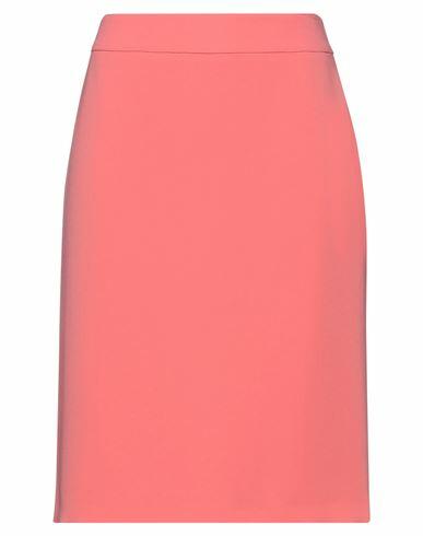 Maison Common Woman Mini skirt Salmon pink Triacetate, Polyester Cover