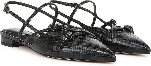 Circus NY by Sam Edelman Lindley (Black Snake) Women's Flat Shoes Cover