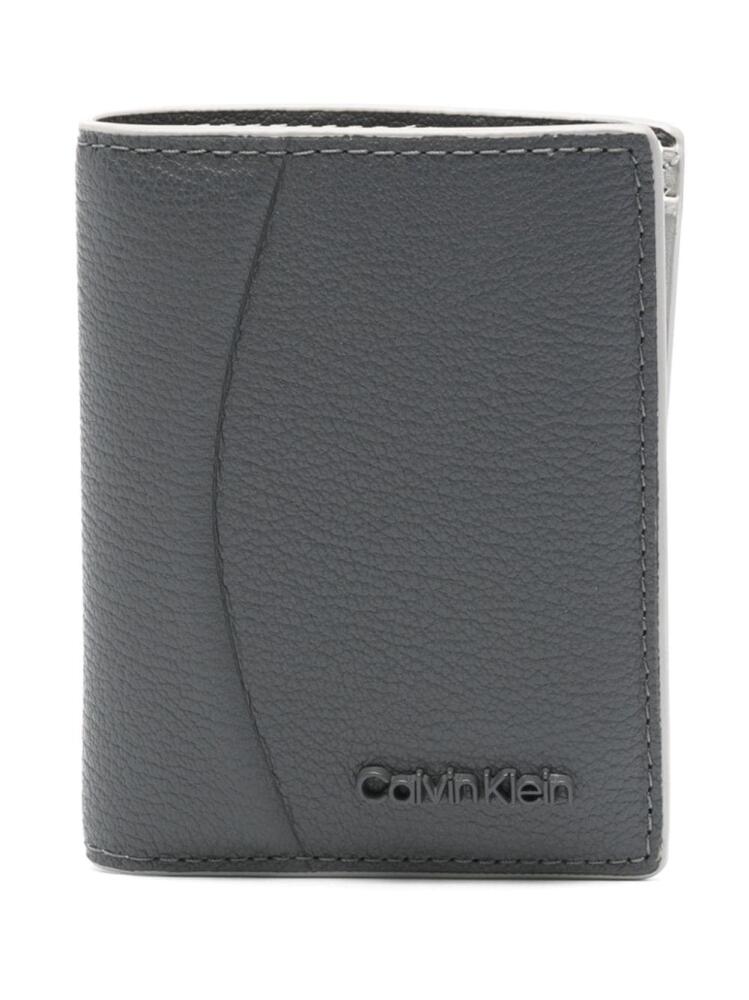 Calvin Klein RFID bi-fold leather wallet - Grey Cover