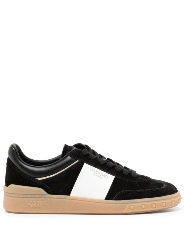 Valentino Garavani Rockstud leather sneakers - Black Cover