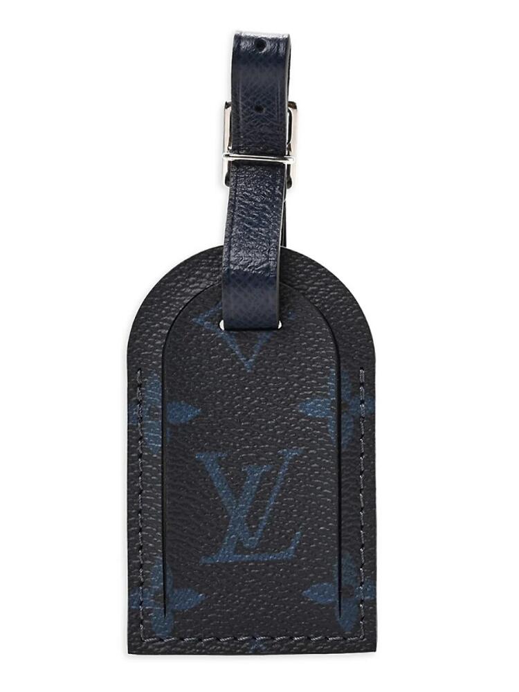 Louis Vuitton Women's Monogram Canvas Luggage Tag - Blue Cover