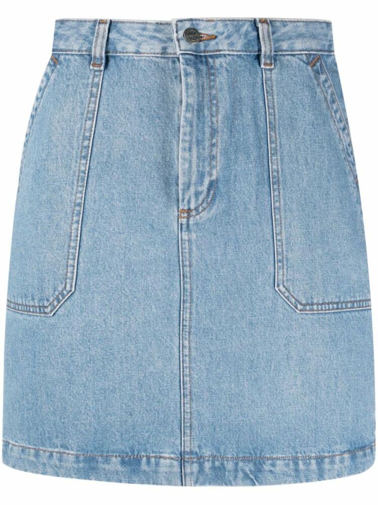 A.P.C. Léa denim miniskirt - Blue Cover