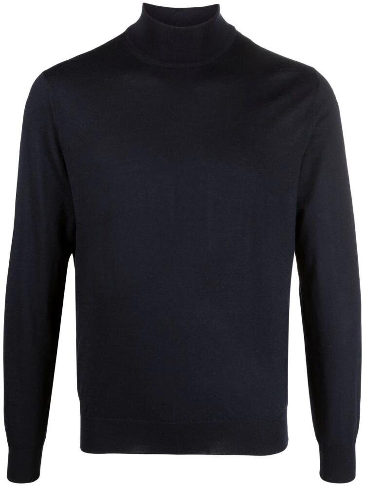 Corneliani roll-neck knit jumper - Blue Cover